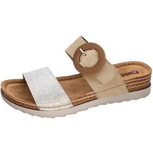 Fischer Dames Ina platte slipper, noot, 41 EU, noot, 41 EU