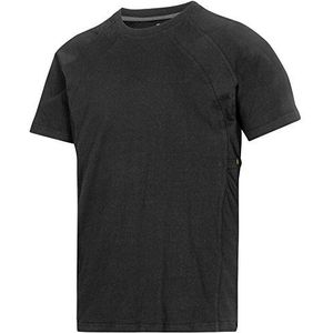 Snickers Workwear Unisex Snickers T-Shirt T-shirt met MultiPockets Maat L in zwart, 6 EU