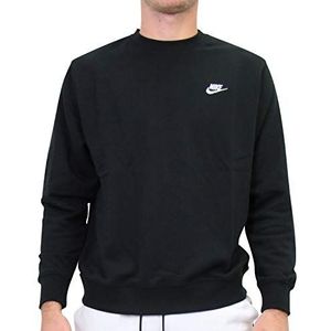 Nike Heren M Nsw Club Crw Ft Sweatshirt, zwart/wit, XS EU