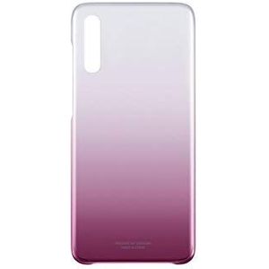 Samsung A70 Hard Beschermend Gradatie Smartphone Cover Case Duurzaam en Lichtgewicht Stijlvol Ontwerp - Roze