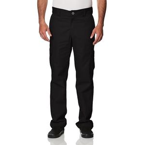 Dickies Regular Straight Stretch keperstof cargobroek voor heren, zwart., 44W x 30L