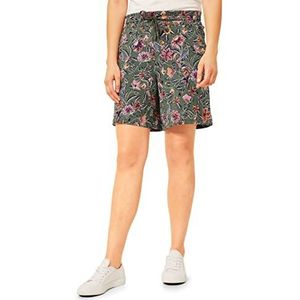 Cecil Dames Florale Viscoseshorts, Desert Olive Green, XS