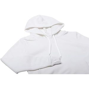 Nally Modieuze trui hoodie voor dames polyester wit maat S, wit, S