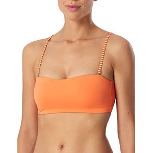 Schiesser dames bandeau top bikini, oranje, M
