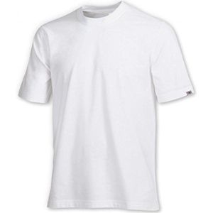 BP 1121-255-21-L uniseks T-shirt, 1/2 mouwen, ronde hals, lengte 70 cm, 180,00 g/m² katoen met stretch, wit, L