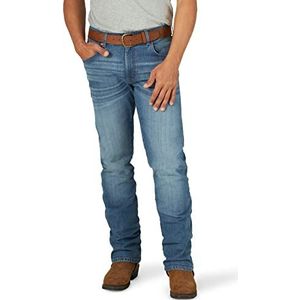 Wrangler Heren Retro Slim Fit Boot Cut Jeans, Shadow, 38W / 30L