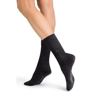 Hudson Relax Woolmix Clima Sod gebreide sokken voor dames, grijs gemêleerd, 35-38 EU