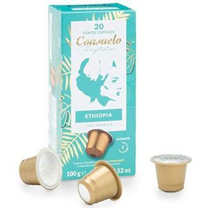 Consuelo Ethiopia, met Nespresso* compatibele capsules, 100 capsules (20 x 5)