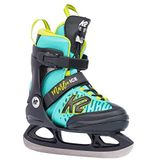 K2 Skates Marlee Ice schaatsen voor meisjes, turquoise-geel, M (EU: 32-37 — UK: 13c-4 — MP: 19-23)