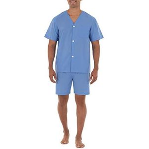 Fruit of the Loom heren pyjamasets, azuurblauw, S
