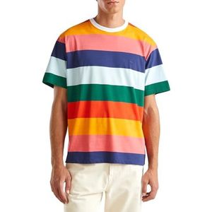 United Colors of Benetton T-shirt heren, Veelkleurig., L