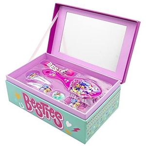 Joy Toy 42673 My Little Pony-een nieuwe generatie Hasbro Miraculous juwelendoos met accessoires: 2 haarspelden, 1 ring, 1 vlechthouder, 1 armband, 1 haarborstel, meerkleurig