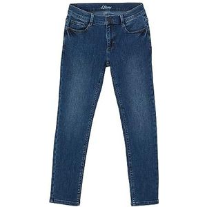 s.Oliver Junior Jongens Jeans Broek, Skinny Seattle Blue 134, blauw, 134 cm