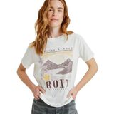 Roxy - Oceanregular - T-shirt met Korte Mouwen - Woodsmoke