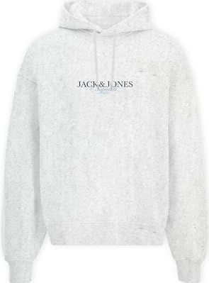 Jack & Jones - JORBILLYBURG SWEAT HOOD - Hoodie - Bright White - Met Capuchon