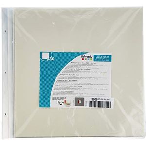 Artemio 11010039 transparante hoezen voor fotoalbum, 30,5 x 30,5 cm, 30 vellen