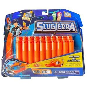 Slugterra 64410007 Slug Ammo, 20 schuimrubberen dartpijlen voor speelgoedpistolen Eli's Blaster uit de cartoonserie Slugterra, Bizak