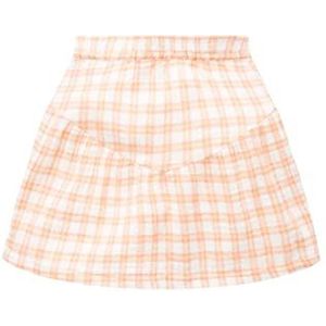 TOM TAILOR Meisjes Rok met ruitpatroon 1031841, 29909 - Orange Pink Check, 92-98