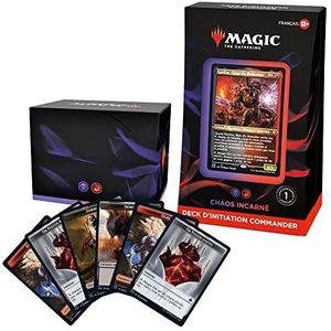 Commander Magic: The Gathering – ingegroeide chaos (zwart-rood) (Franse versie)