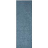 Bijzonder zacht laagpolig tapijt Supersoft van Mint Rugs. Supersoft 80x250 cm petrolblauw