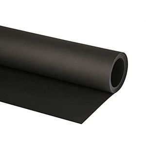 Clairefontaine - Ref 975161C - Paint'ON Multi-Technique zwarte papierrol (enkele rol) - 1,3 m breedte x 10 m lengte, 250 g/m² licht korrelig papier, zuurvrij, pH-neutraal