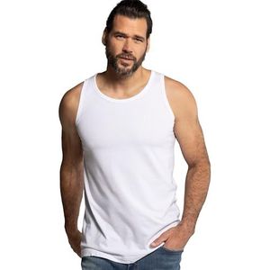 JP 1880, Heren, grote maten, tanktop, sneeuwwit, 4XL