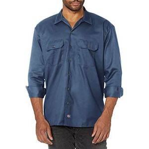 Dickies Heren shirt met lange mouwen blauw (marineblauw) XX-Large