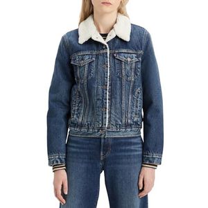 Levi's dames Original Sherpa Trucker, That New New, S