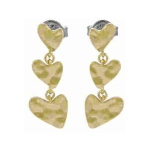 Skagen - Anja Hearts - Oorbellen - Goudkleurig - Messing