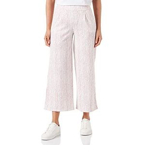 ICHI Casual damesbroek, 202016/Cloud Dancer Multi Stripe Aop, M