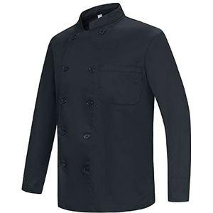 MISEMIYA 842-842B Heren Koksjas, Zwart, Maat XXL