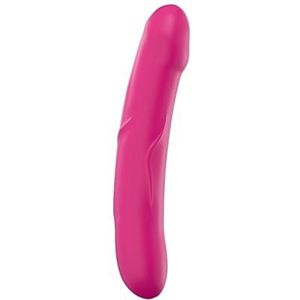 DORCEL Real Sensation M, dildo met royale afmetingen, halfbrealistisch design, geribbelde structuur, totale lengte 22 cm, roze