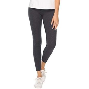 Sykooria Dames katoenen sportlegging, donkergrijs, S, donkergrijs, S, Donkergrijs, S