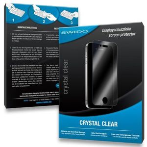 SWIDO Y022913 kristalhelder hard gecoat displaybeschermfolie voor Kodak EasyShare V1073/V-1073 (2-pack)