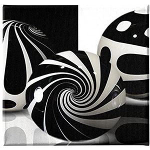 Homemania Wandfoto, abstract, voor woonkamer, slaapkamer, meerkleurig, 60 x 3 x 60 cm, HM20KNV60 x 60 – 185, polyester, hout