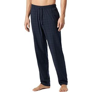 Schiesser Herenbroek lang pyjama-onderstuk, donkerblauw (blauw), 48