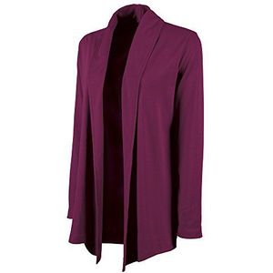 Charles River Apparel Women's Cardigan Wrap, Berry, XL