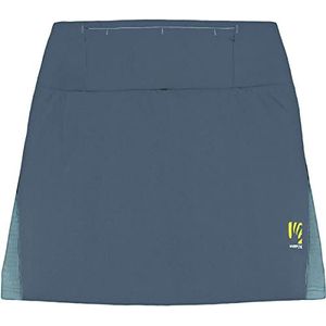 KARPOS Lavaredo Run Skirt Shorts voor dames, Vintage Indigo/Spring Lake, L