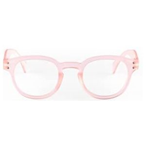 Popme Roze parel met anti-lichtglazen, presbyopie-bril, blauwlichtfilter, 2,5 dioptrieën voor volwassenen, Roze Parel