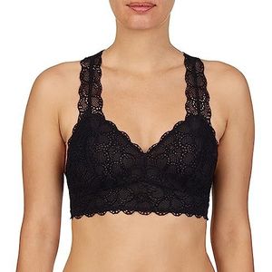 DKNY Women's Superior Lace Bralette, Black, X Large