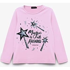 Conguitos T-shirt met print, roze, normaal voor meisjes