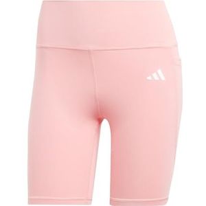 adidas Dames Optime Essentials Stash Pocket 7inch Short Leggings, semi pink spark, XL