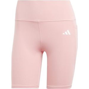 adidas Dames Optime Essentials Stash Pocket 7inch Short Leggings, semi pink spark, L Short