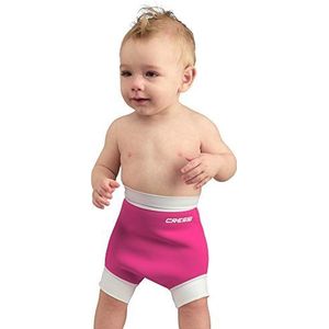 Cressi Uniseks zwemluier voor kinderen, uniseks, ademend, roze/wit, 2X-Large/24 maanden