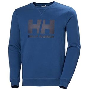 Helly-Hansen HH Logo Crew Sweatshirt voor heren, 606 Deep Fjord, XL