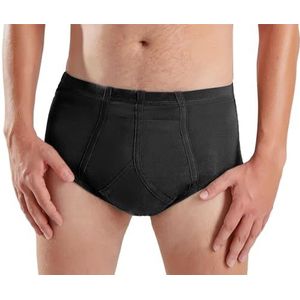 Carer Incontinentie Pants Mannen herbruikbaar en wasbaar katoen incontinentie slip voor mannen met absorberende incontinentie ondergoed voor mannen M