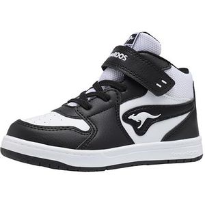 KangaROOS K-CPI Winnie Ev Sneakers voor babyjongens, Jet Black White, 22 EU