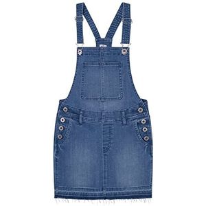 Pepe Jeans Kaia Jurk voor meisjes, blauw (denim), 8 Jaren