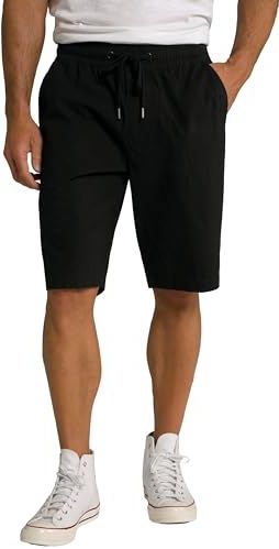 JP 1880 - FLEXNAMIC® - Bermuda - Zwart - Grote Maten - 4 Zakken