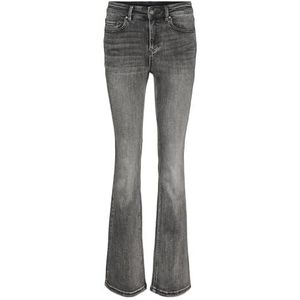 VERO MODA VMFLASH Mid Rise Jeans voor dames, Medium Grey Denim, (M) W x 32L